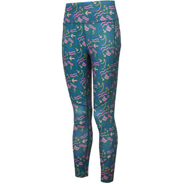 Ronhill Tech Crop Hardlooplegging Dames petrolblauw - M