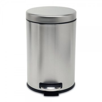 Round Pedaalemmer 6 Liter RVS