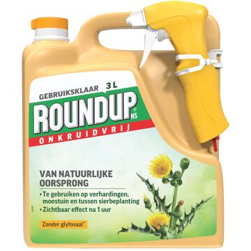 Roundup NS Natuurlijk Onkruidvrij Kant en Klaar - 3L