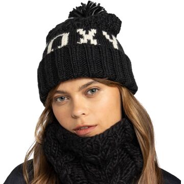 Roxy Tonic Beanie Muts Dames Zwart - One size