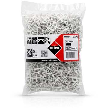 Rubi Tegelvoegkruisjes 2mm 1000stuks