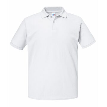 Russell Athletic Russell Heren Authentic Eco Piqué Poloshirt (Wit)