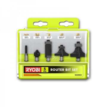 Ryobi 5-delige Frezenset 6 mm RAKRBS5 Frees
