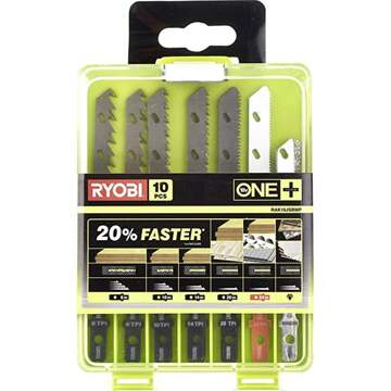 Ryobi Doos met 10 bladen Specifieke decoupeerzaag.