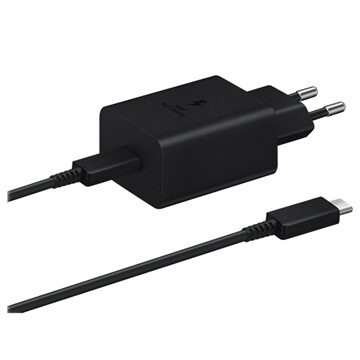 Samsung 45W Power Adapter incl. USB-C naar USB-C kabel (1,8m) Oplader Zwart