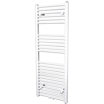 Sanicare design handdoekradiator 45x120cm midden aansluiting wit