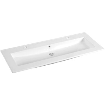 Sanilux Wastafel Sanilux Classic 120x47x2,5 cm Keramiek Wit Enkel Sanilux