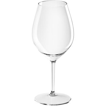 Santex onbreekbaar wijnglas - transparant - Trittan kunststof - 510 ml - camping - outdoor