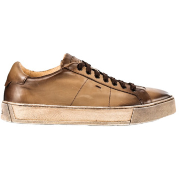 Santoni Italiaanse Goose Plus Sneakers Santoni , Brown , Heren - 40 Eu,39 1/2 Eu,39 EU