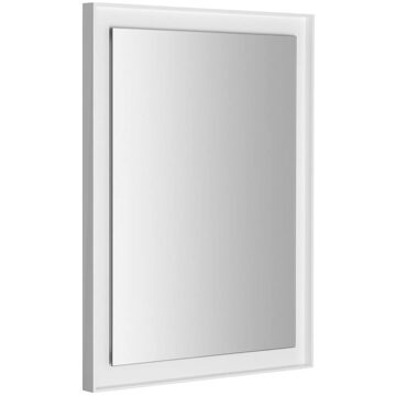 Sapho Badkamerspiegel Sapho Flut 60x80 cm LED-Verlichting Omlijsting Wit Wit glanzend