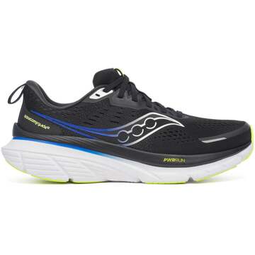 Saucony Guide 18 Stabiliteitsschoen Heren-Zwart,Blauw - 42