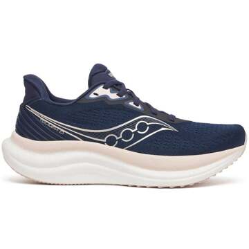 Saucony Triumph 23 Neutrale schoen Dames-donkerblauw, roze - 42