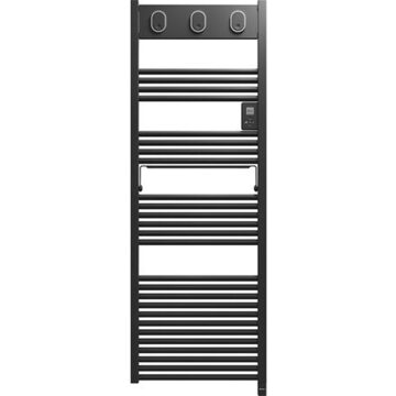 Sauter Marapi2 elektrische handdoekradiator 750W antraciet thermostaat met weekprogramma boostfunctie 220060