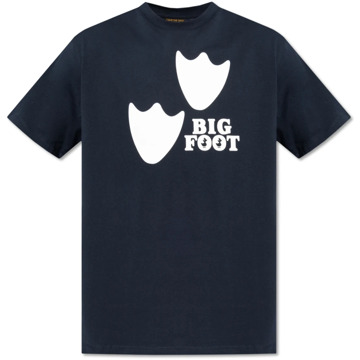 Save The Duck Bedrukt T-shirt Save The Duck , Blue , Heren - Xl,L,M,S