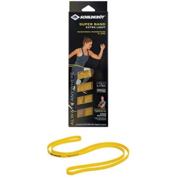 Schildkrot Fitness Schildkröt Fitness Super Band Extra Light Weerstandsbanden geel - nosize