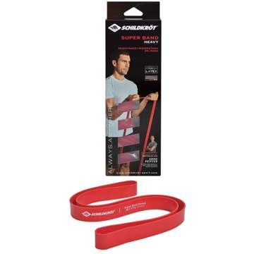 Schildkrot Fitness Schildkröt Fitness Super Band Heavy Weerstandsbanden rood - one size