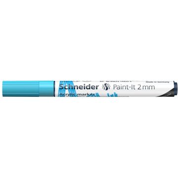 Schneider acryl marker paint-it 310 2 mm., kleur pastel blauw