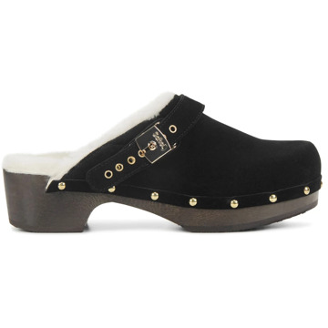 Scholl Klassieke Mules Scholl , Black , Dames - 38 EU