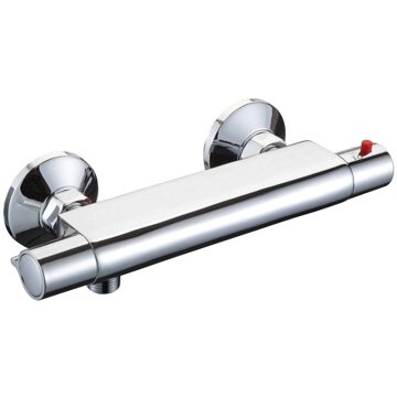 Schütte SCHÜTTE Douchemengkraan thermostatisch VICO chroom Zilver