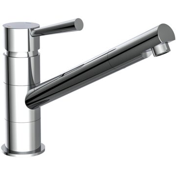 Schütte SCHÜTTE Eenknopsmengkraan CORNWALL chroomkleurig Zilver