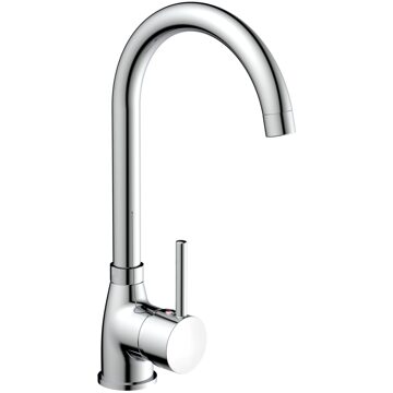 Schütte SCHÜTTE Eenknopsmengkraan MANETTI chroomkleurig Zilver