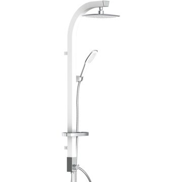 Schütte SCHÜTTE Regendoucheset MADAGASKAR wit en chroomkleurig