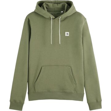 Scotch & Soda Essential Logo Badge Hoodie Scotch & Soda , Green , Heren - 2Xl,L,M,S