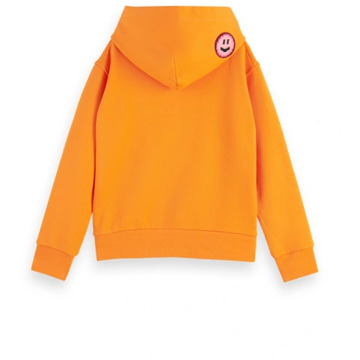 Scotch & Soda meisjes hoodie Oranje - 116