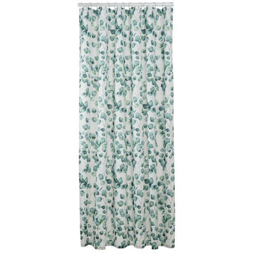 Sealskin Ayra Douchegordijn Groen, Wit