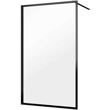 Sealskin Get Wet Contour Inloopdouche A3 100x200 cm Mat Zwart