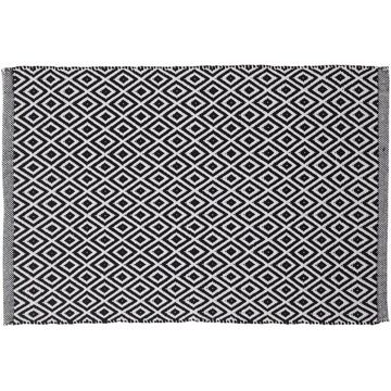 Sealskin Trellis Badmat 60 x 90 cm Wit, Zwart