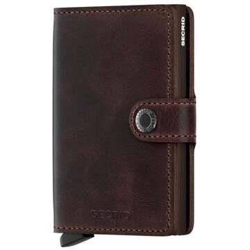 Secrid Miniwallet Portemonnee Bruin