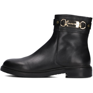 See by Chloe Zwarte Signature 1.1 Enkellaarzen See by Chloé , Black , Dames - 38 Eu,39 EU