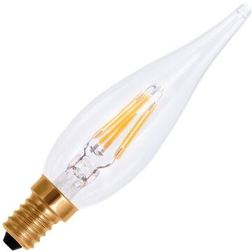 Segula kaarslamp tip LED filament helder 1,5W (vervangt 6W) kleine fitting E14