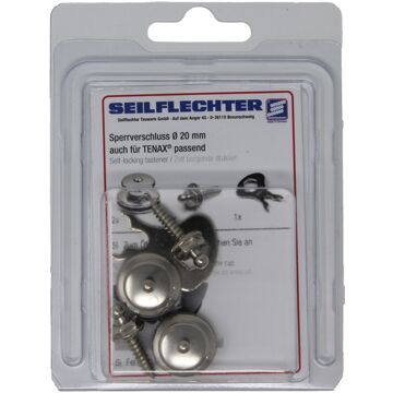 Seilflechter Tenax veiligheidssluiting, 20mm, 2 stuks in blister