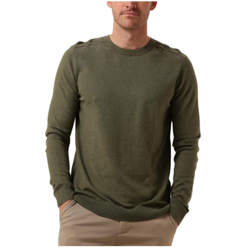 Selected Homme Heren Crew Neck Trui Groen Selected Homme , Green , Heren - 2Xl,Xl,L,M,S