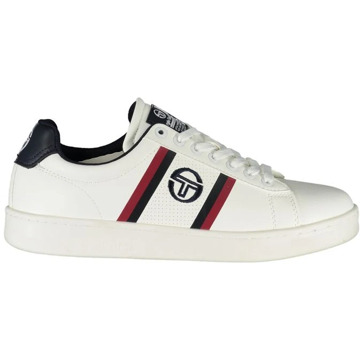 Sergio Tacchini Klassieke witte sneakers met contrasterende accenten Sergio Tacchini , White , Heren - 43 Eu,41 EU