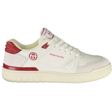 Sergio Tacchini Milan-geïnspireerde sportschoenen in het wit Sergio Tacchini , White , Heren - 44 Eu,42 Eu,46 Eu,45 Eu,43 EU