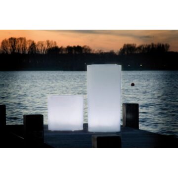 Serralunga 1825 Bloempot Siena Wit Verlicht