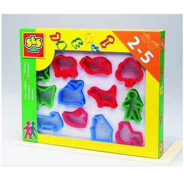 SES Kleivormpjes 12 stuks Multikleur