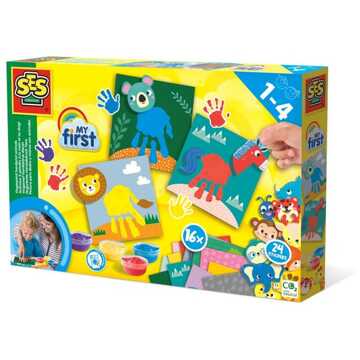 SES My first - Vingerverf handafdruk dieren