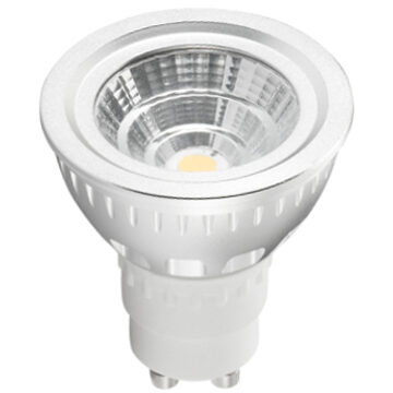 Set van  3 LED GU10 spots (4W - 2500K- 300Lm - Dimbaar)