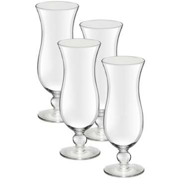 Set van 4x stuks cocktail glazen van 440 ml - Cocktailglazen Transparant