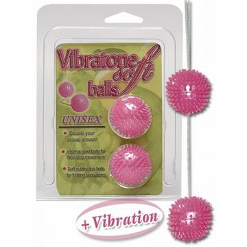 Seven Creations Pink Duoballs - Soft Balls - Vagina balletjes - Roze - Ø 35 mm
