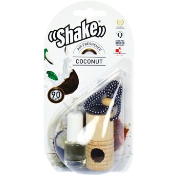 Shake Luchtverfrisser Coconut + Navulling 2 X 4,5 Ml