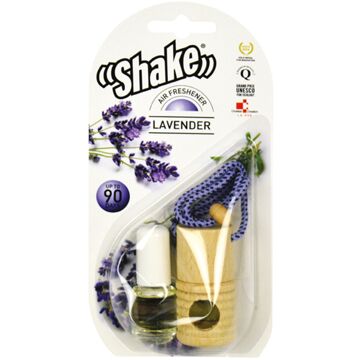 Shake Luchtverfrisser Lavendel + Navulling 2 X 4,5 Ml