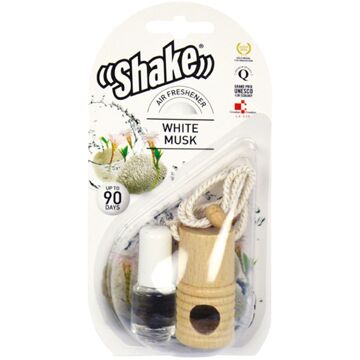 Shake Luchtverfrisser White Musk + Navulling 2 X 4,5 Ml