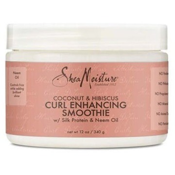 Shea Moisture Haarmasker Shea Moisture Coconut & Hibiscus Curl Enhancing Smoothie 340 g