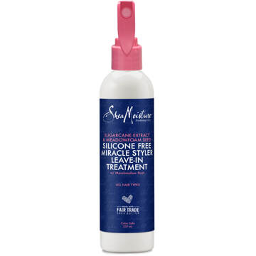 Shea Moisture SUGARCANE EXTRACT AND MEADOWFOAM SEED SILICONE FREE MIRACLE STYLER LEAVE-IN TREATMENT 237 ML