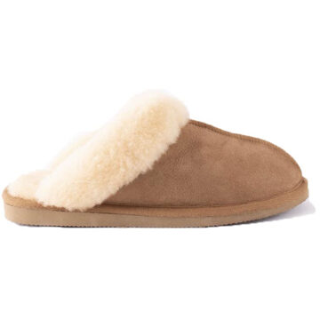 SHEPHERD Jessica Dames Pantoffels - Chestnut - Maat 36